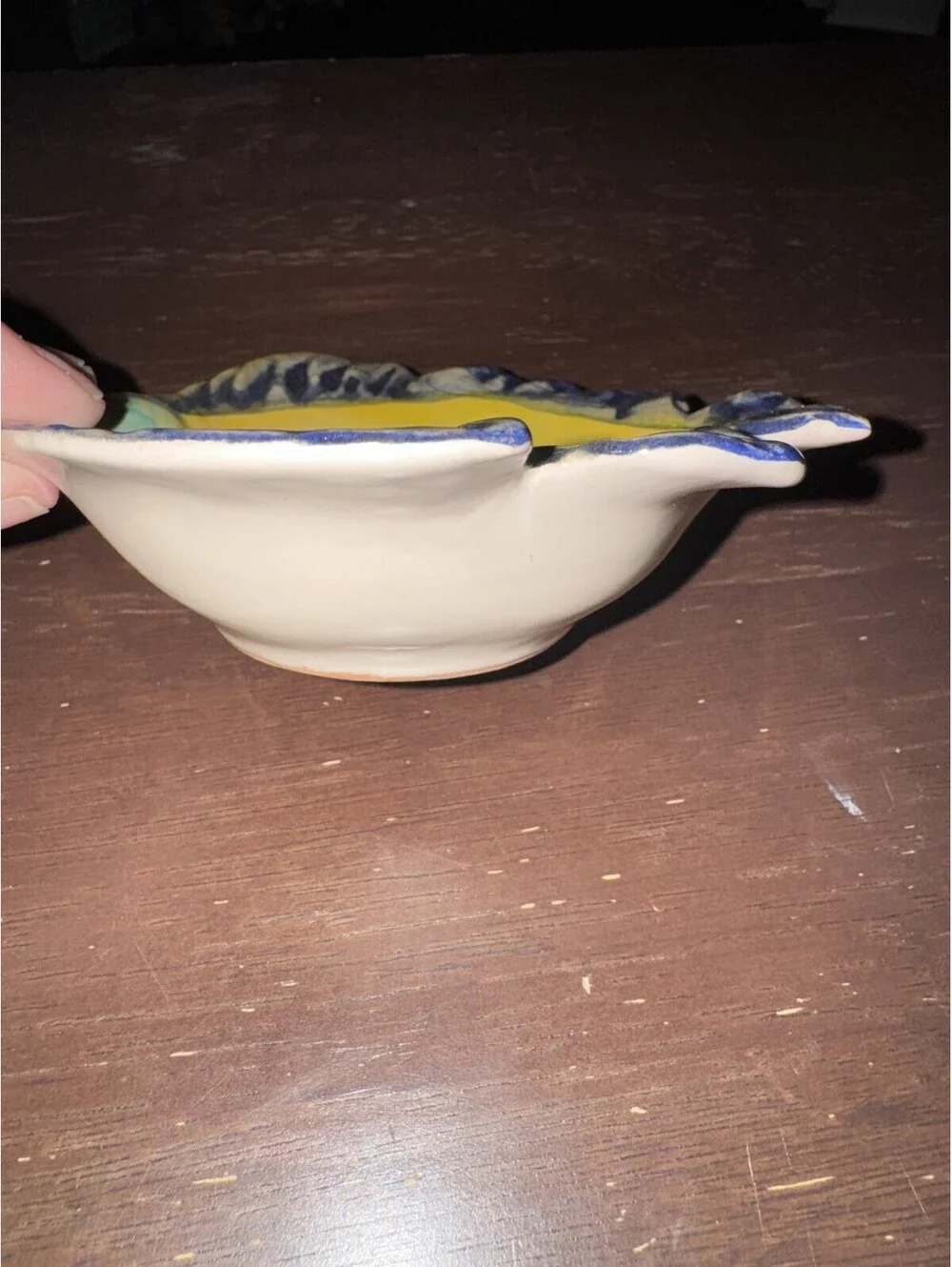 Made in Italy Ceramic Fish Trinket Dish Decorative Plate Colorful
